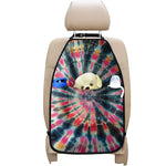 Black Backed Tie Dye Print Car Seat Organizers