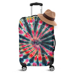 Black Backed Tie Dye Print Luggage Cover
