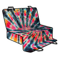 Black Backed Tie Dye Print Pet Car Back Seat Cover