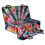 Black Backed Tie Dye Print Pet Car Back Seat Cover