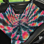 Black Backed Tie Dye Print Pet Car Back Seat Cover