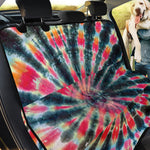 Black Backed Tie Dye Print Pet Car Back Seat Cover