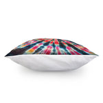 Black Backed Tie Dye Print Pillow Cover