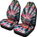 Black Backed Tie Dye Print Universal Fit Car Seat Covers