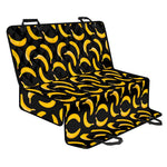 Black Banana Pattern Print Pet Car Back Seat Cover