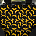 Black Banana Pattern Print Pet Car Back Seat Cover
