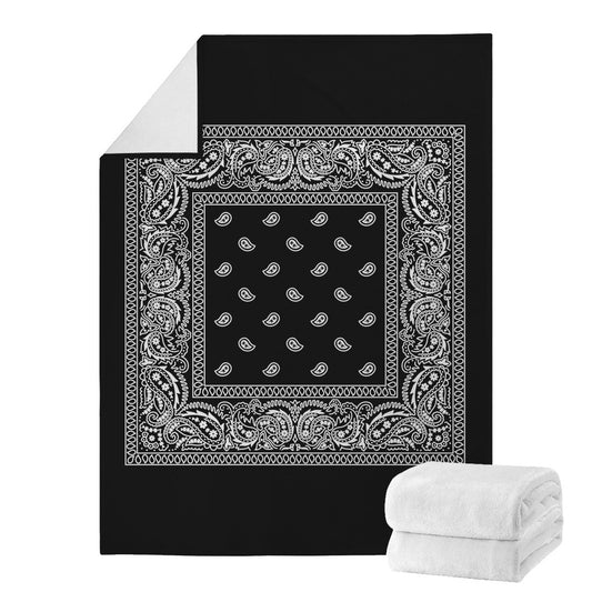 Black Bandana Blanket