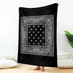 Black Bandana Blanket