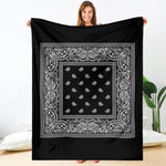Black Bandana Blanket