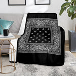 Black Bandana Blanket