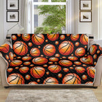 Black Basketball Pattern Print Sofa Protector