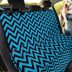 Black Blue And Purple Chevron Print Pet Car Back Seat Cover