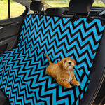 Black Blue And Purple Chevron Print Pet Car Back Seat Cover