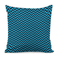 Black Blue And Purple Chevron Print Pillow Cover