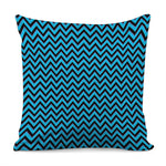 Black Blue And Purple Chevron Print Pillow Cover