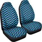 Black Blue And Purple Chevron Print Universal Fit Car Seat Covers