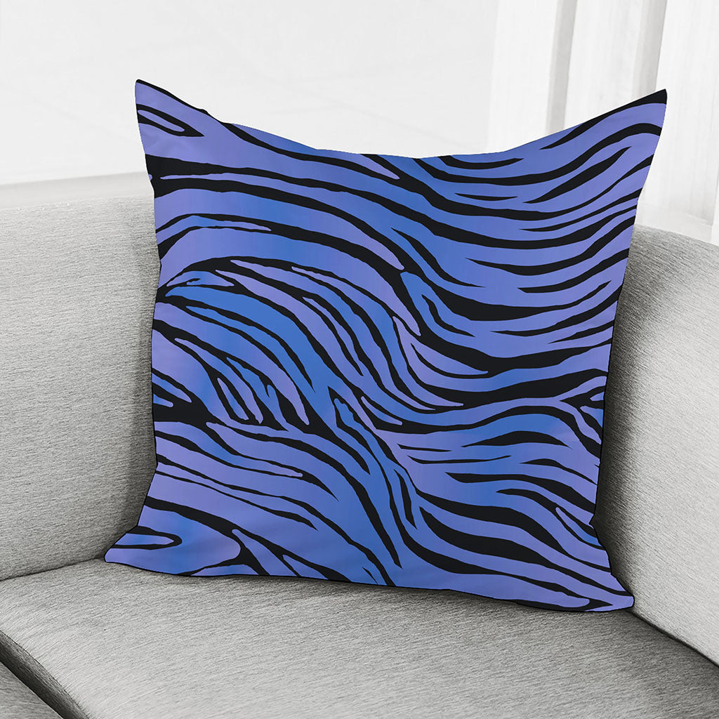 Blue hotsell zebra pillow