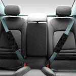 Black Camouflage Print Car Seat Belt Covers