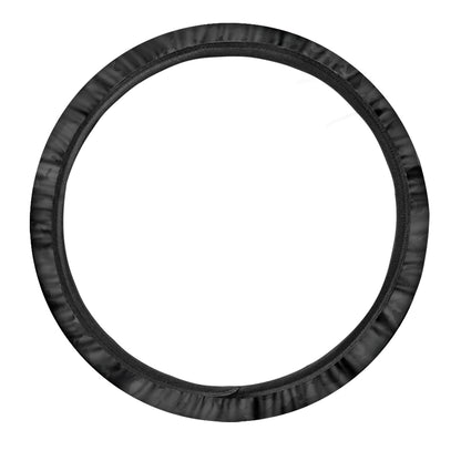 Black Camouflage Print Car Steering Wheel Cover