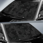 Black Camouflage Print Car Sun Shade GearFrost