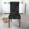 Black Camouflage Print Dining Chair Slipcover