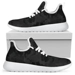 Black Camouflage Print Mesh Knit Shoes GearFrost