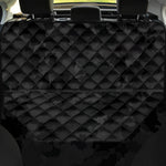 Black Camouflage Print Pet Car Back Seat Cover