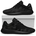 Black Camouflage Print Walking Shoes