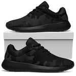 Black Camouflage Print Sport Shoes GearFrost