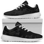 Black Camouflage Print Sport Shoes GearFrost