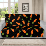 Black Carrot Pattern Print Futon Protector