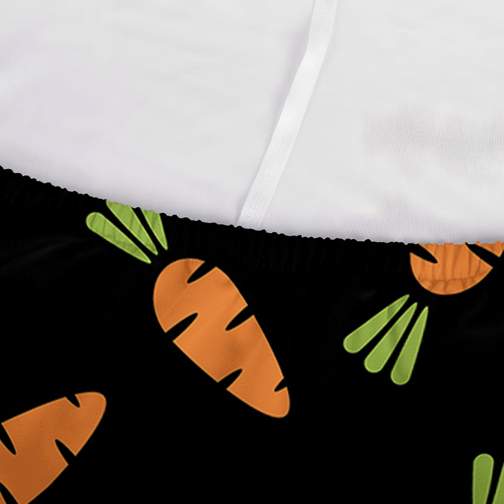 Black Carrot Pattern Print Sofa Cover