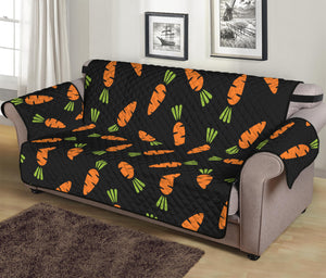 Black Carrot Pattern Print Sofa Protector