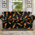 Black Carrot Pattern Print Sofa Protector