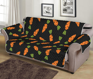 Black Carrot Pattern Print Sofa Protector