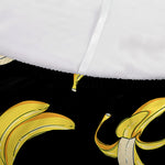 Black Cartoon Banana Pattern Print Sofa Cover