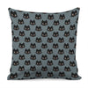 Black Cat Knitted Pattern Print Pillow Cover