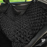 Black Celtic Symbol Pattern Print Pet Car Back Seat Cover