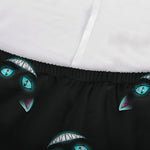 Black Cheshire Cat Pattern Print Sofa Cover