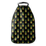 Black Cute Pineapple Pattern Print Car Seat Organizers