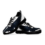 Black Demon Wings Print Black Sneakers
