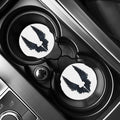 Black Demon Wings Print Car Coasters