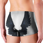 Black Demon Wings Print Men's Boxer Briefs