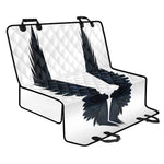 Black Demon Wings Print Pet Car Back Seat Cover