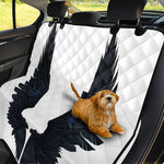 Black Demon Wings Print Pet Car Back Seat Cover