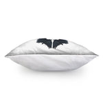 Black Demon Wings Print Pillow Cover