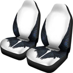 Black Demon Wings Print Universal Fit Car Seat Covers