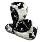 Black Demon Wolf Print Boxing Gloves