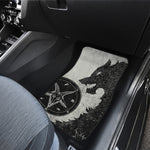 Black Demon Wolf Print Front Car Floor Mats