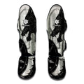 Black Demon Wolf Print Muay Thai Shin Guards